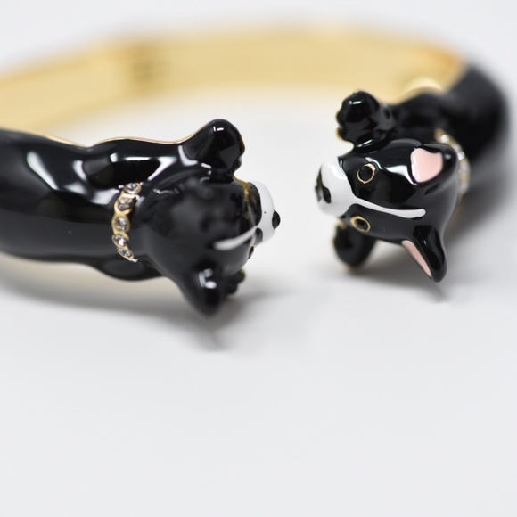 NEW Kate Spade Antoine Dog Open Hinged Cuff - Picture 7 of 8